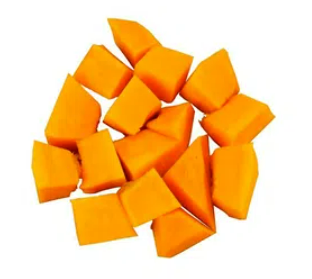 Гарбуз свіжий, очищений, митий, різаний кубиками, 1 кг